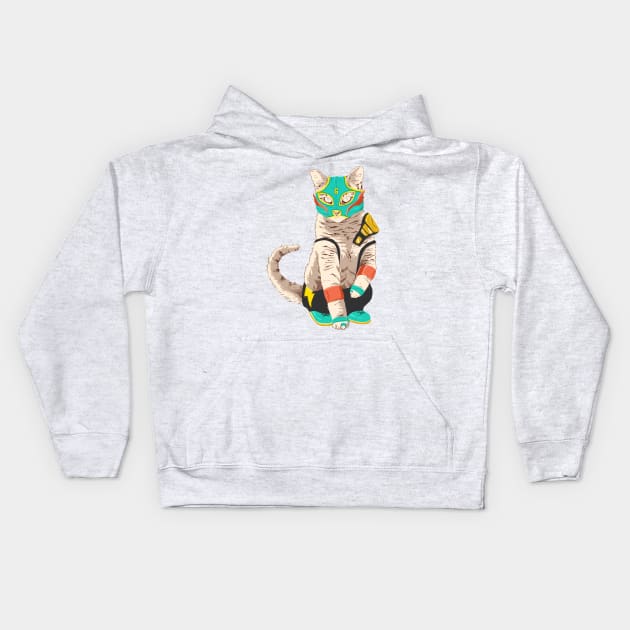 El Gato Asesino Kids Hoodie by fightstacy